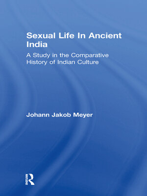 cover image of Sexual Life In Ancient India V2